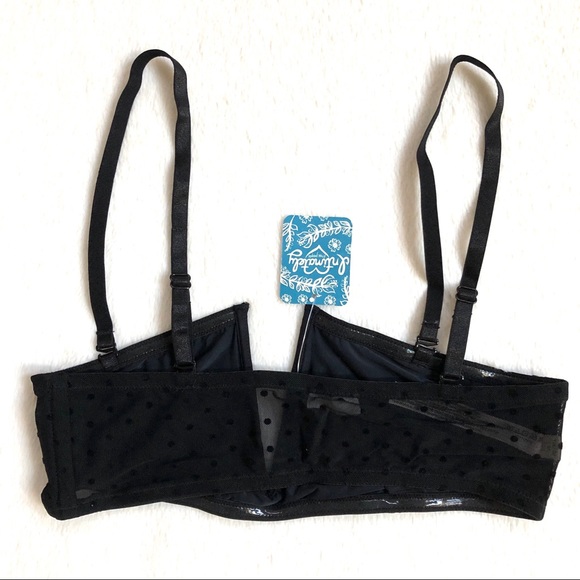 Free People Sierra Bandeau Black Color Size XS - Picture 7 of 11